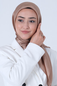 Sütlü Kahve Janjan Eşarp 