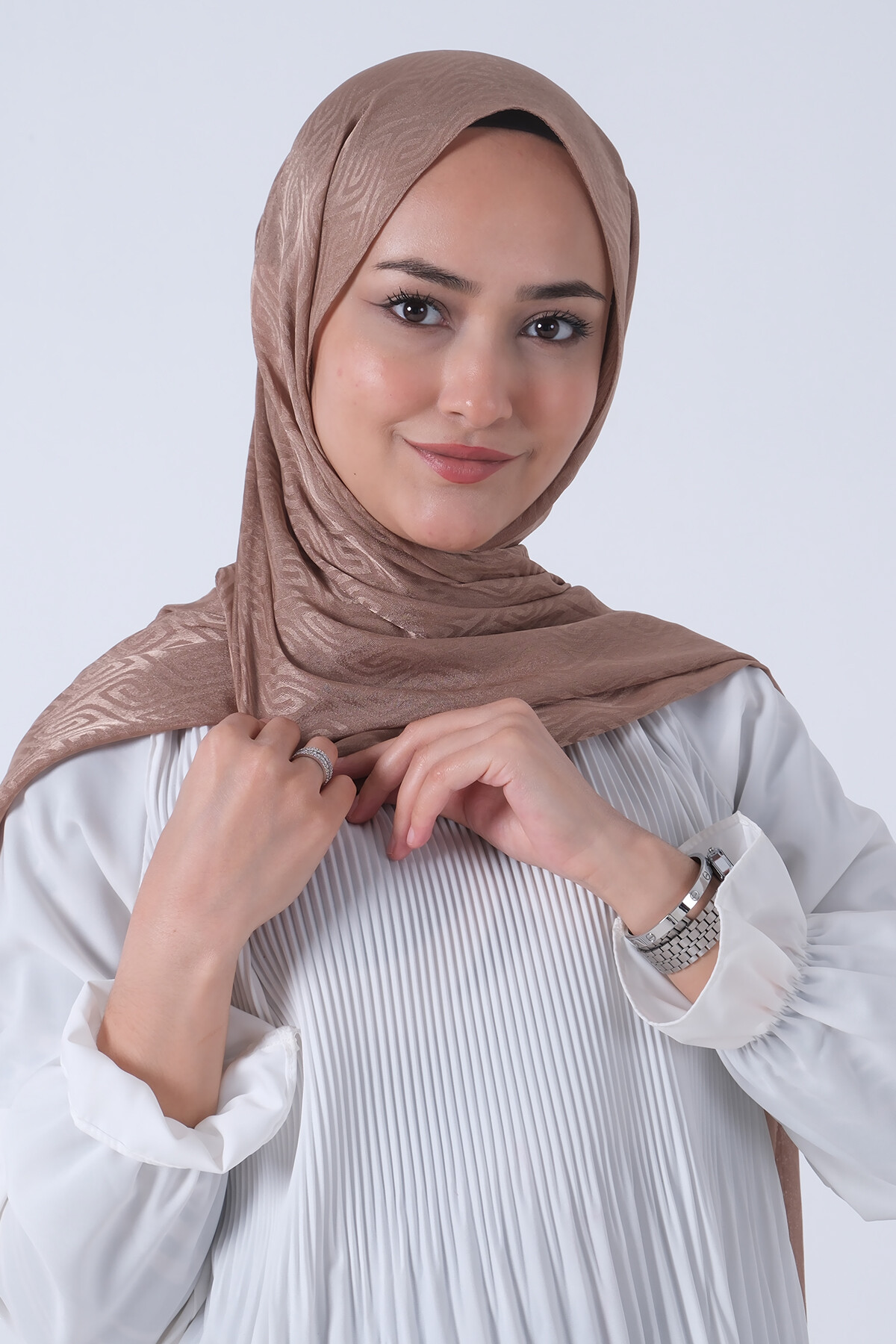 Sütlü Kahve Masal Jakar Şal - harem