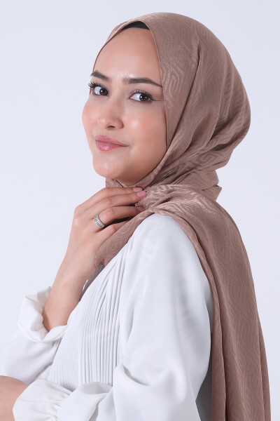 Sütlü Kahve Masal Jakar Şal - 3