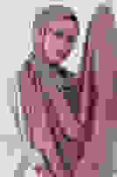 Sütlü Kahve Nefes Jakar Şal Sütlü Kahve