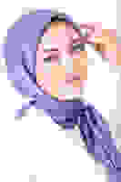 V-11 Kristal Saten Eşarp V-11