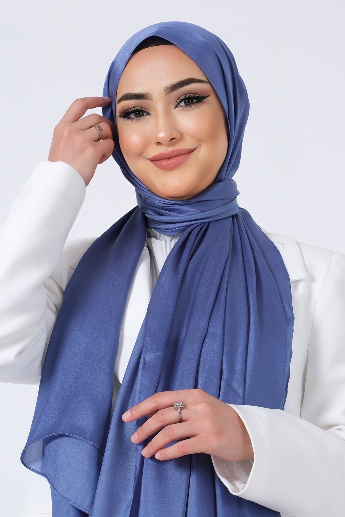 V-11 Kristal Saten Şal - harem