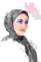 V-16 Kristal Saten Eşarp V-16