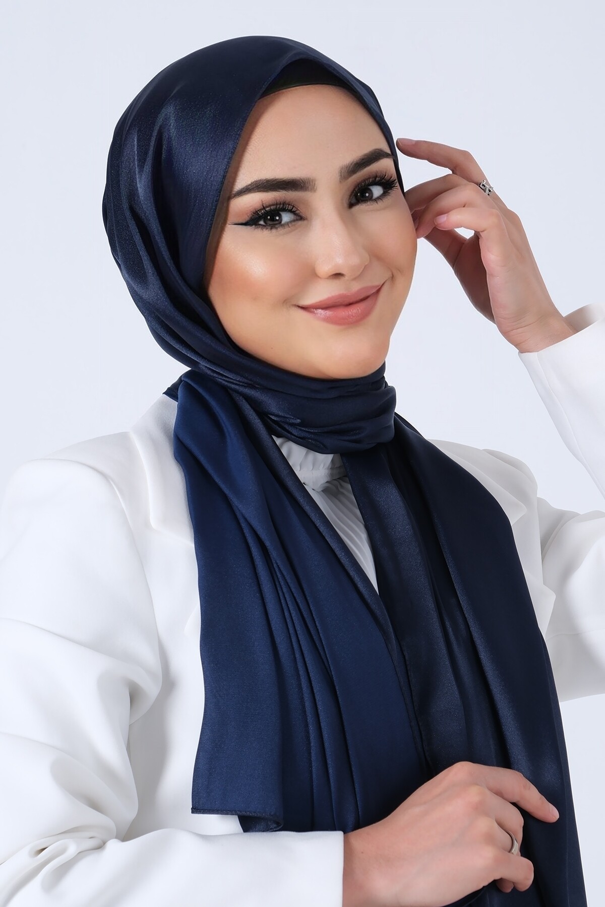 V-2 Kristal Saten Şal - harem