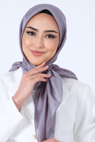 V-21 Kristal Saten Eşarp - harem