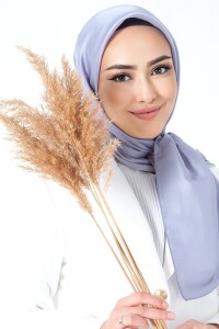 V-22 Kristal Saten Eşarp - harem