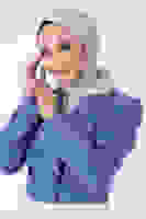 V-23 Kristal Saten Eşarp V-23