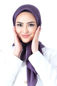 V-26 Kristal Saten Eşarp 