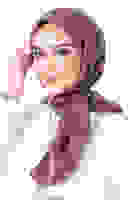 V-28 Kristal Saten Eşarp V-28