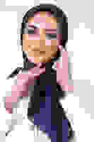 V-3 Kristal Saten Eşarp V-3