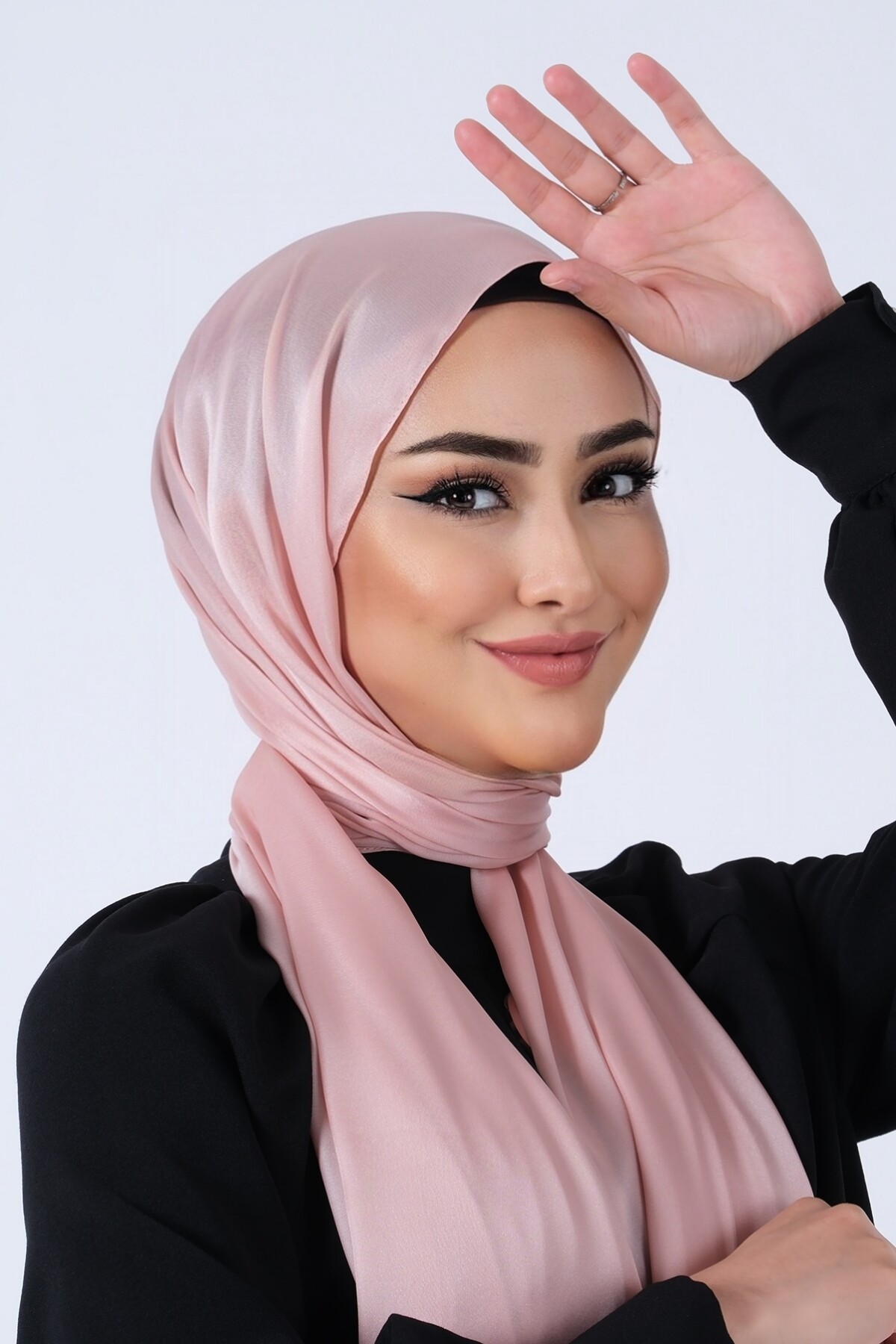 V-34 Kristal Saten Şal - harem