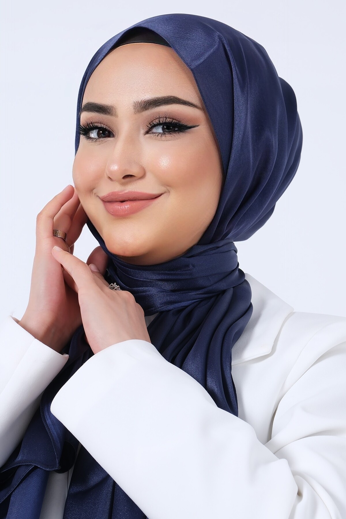 V-4 Kristal Saten Şal - harem