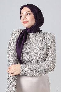 V-42 Como Saten Eşarp - harem