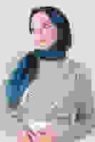 V-43 Como Saten Eşarp V-43