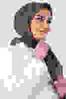 V-46 Kristal Saten Eşarp V-46