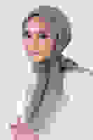 V-48 Kristal Saten Eşarp V-48