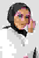 V-51 Kristal Saten Eşarp V-51