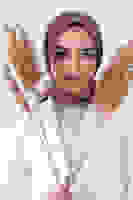 V-53 Kristal Saten Eşarp V-53