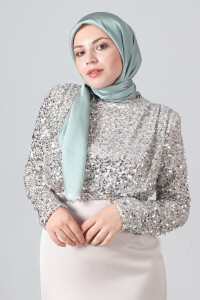 V-57 Como Saten Eşarp - harem