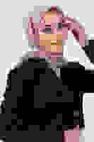 V-59 Kristal Saten Eşarp V-59