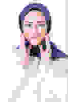 V-6 Kristal Saten Eşarp - harem