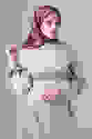 V-63 Como Saten Eşarp V-63