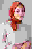 V-64 Como Saten Eşarp V-64