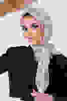 V-64 Kristal Saten Eşarp V-64