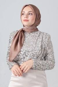 V-65 Como Saten Eşarp - harem