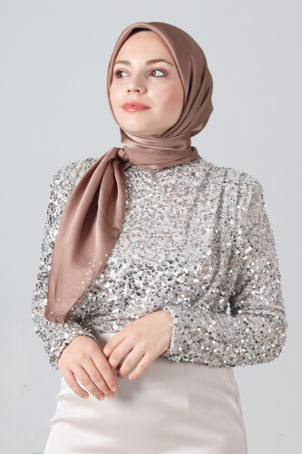 V-65 Como Saten Eşarp - harem