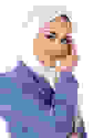 V-65 Kristal Saten Eşarp V-65