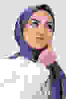 V-7 Kristal Saten Eşarp V-7