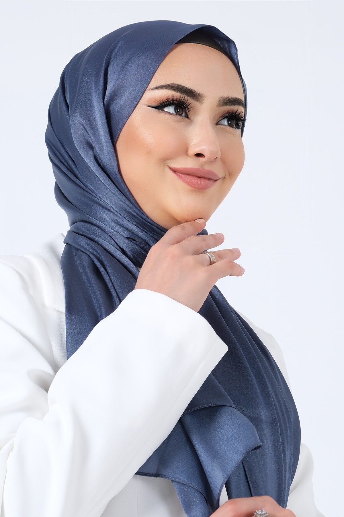 V-7 Kristal Saten Şal - harem