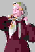 V-73 Como Saten Eşarp V-73