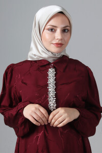 V-75 Como Saten Eşarp 