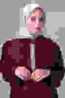 V-75 Como Saten Eşarp V-75