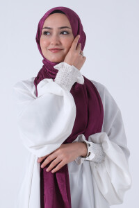 Violet Nefes Jakar Şal - harem