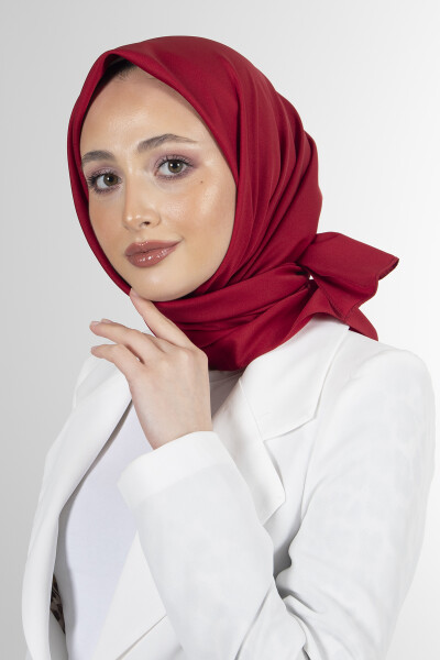 Vişne Twill Eşarp - 4