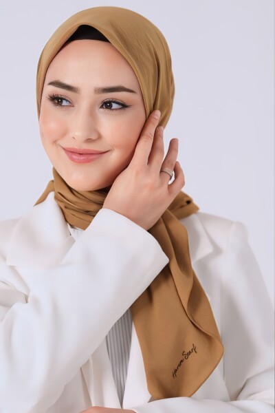Yağ Yeşili Asya Eşarp - 4