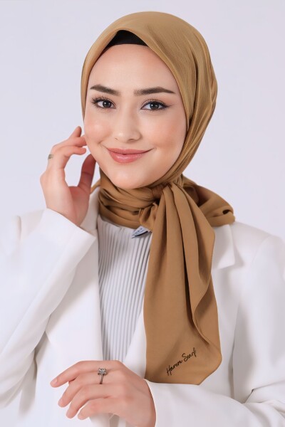 Yağ Yeşili Asya Eşarp - 5