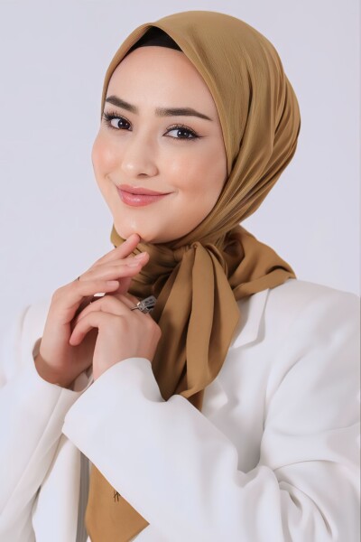 Yağ Yeşili Asya Eşarp - 6