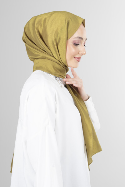 Yağ Yeşili Brisa Vual Şal - 6