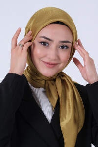 Yağ Yeşili Janjan Eşarp 