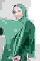 Yeşil Brisa Vual Şal Yeşil