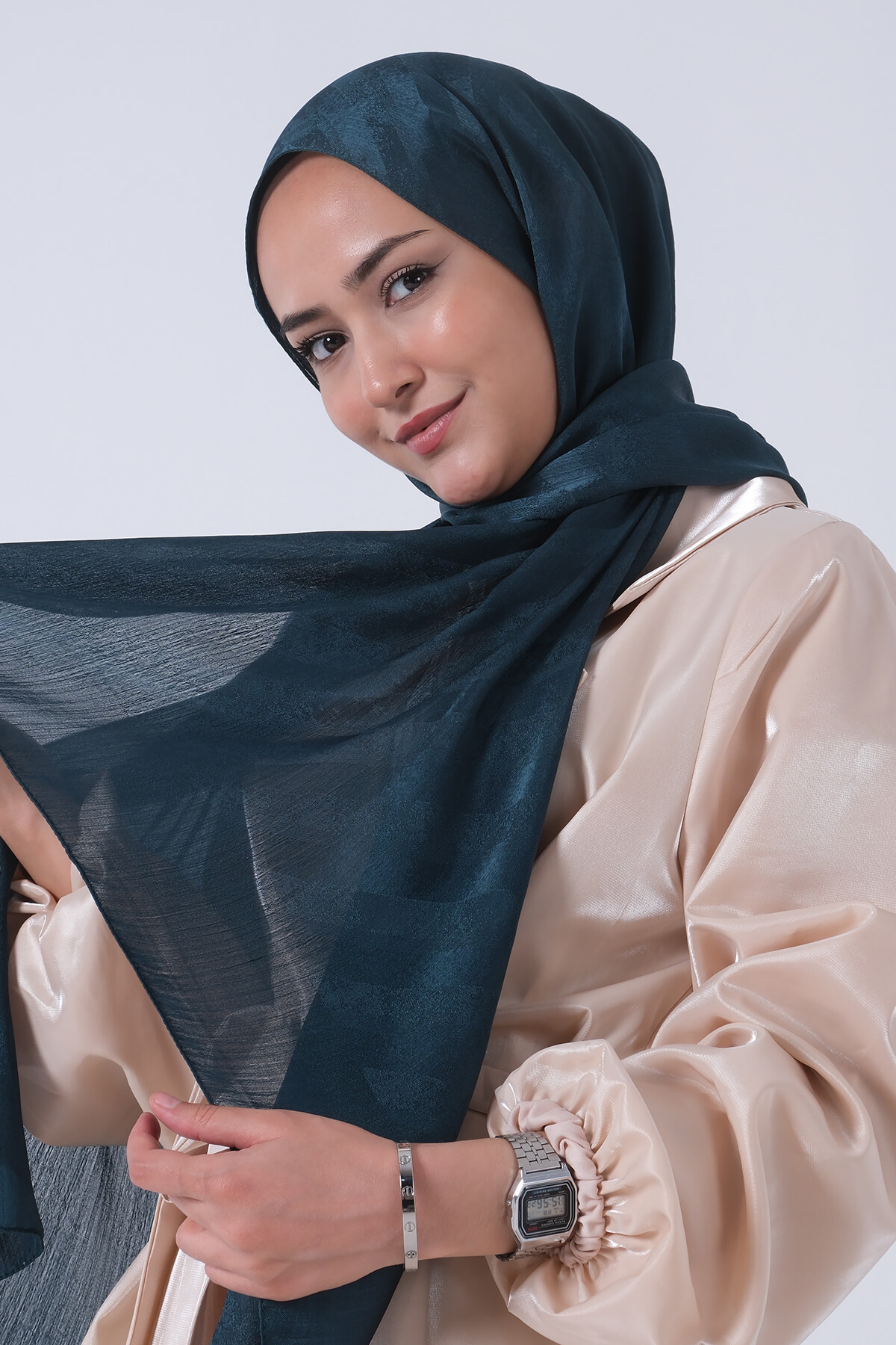 Zümrüt Ahsen Jakar Şal - harem