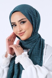 Zümrüt Lino Jakar Şal 